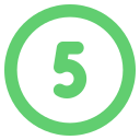 Five concept design graphic illustration