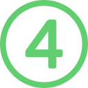Number 4 graphic design element from Elite Finance Team.